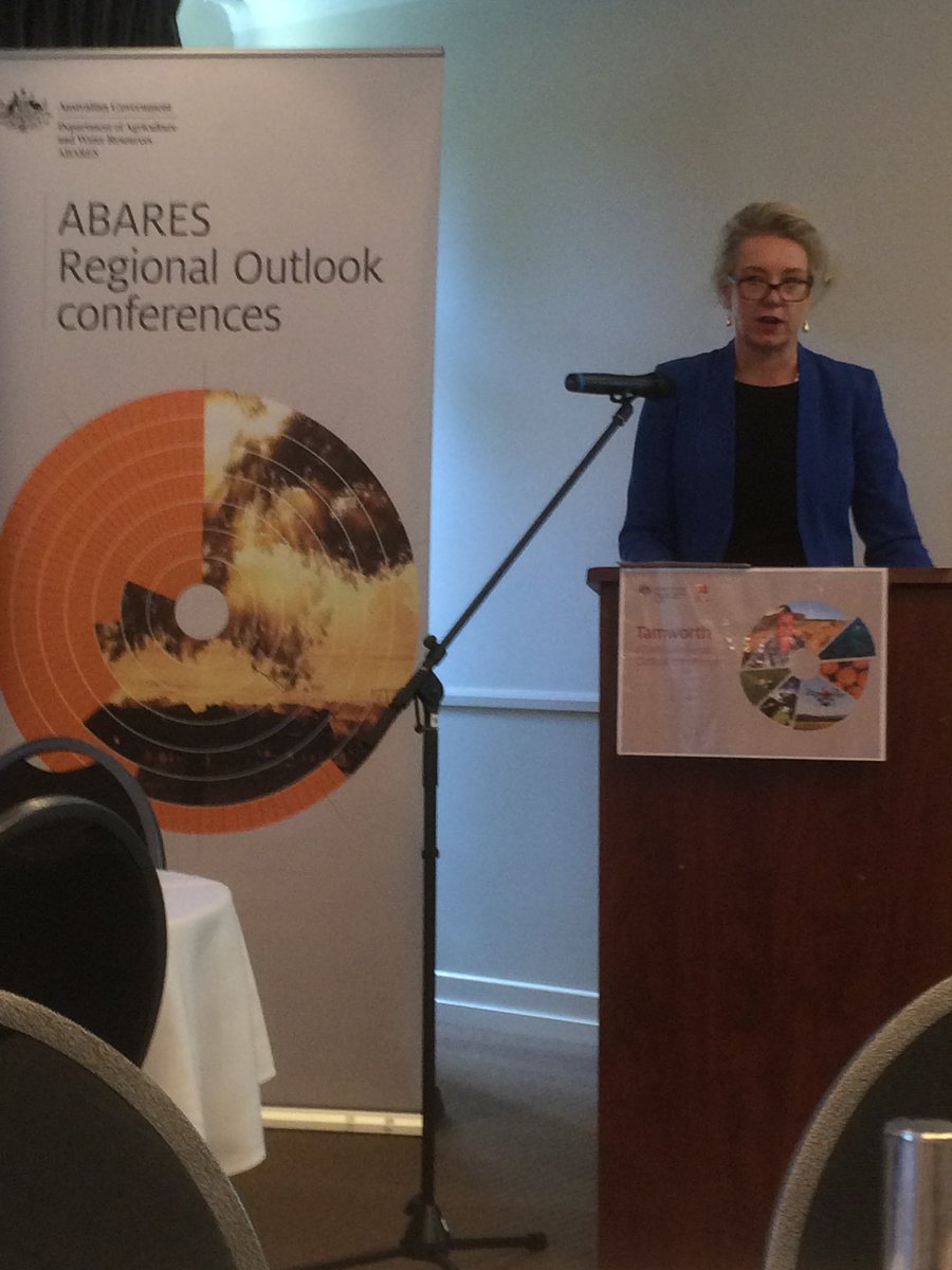 GoaheadGreg's tweet photo. Senator Bridget McKenzie opens #abares outlook forum in #Tamworth @ABARES @ABCRural #agchatoz https://t.co/7YIAm7ug4o