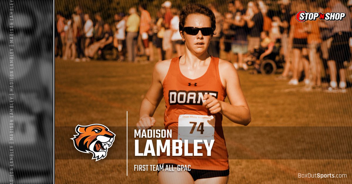 DoaneAthletics's tweet photo. Madison Lambley - Cross Country First Team All-GPAC https://t.co/pvNUBkX5vQ