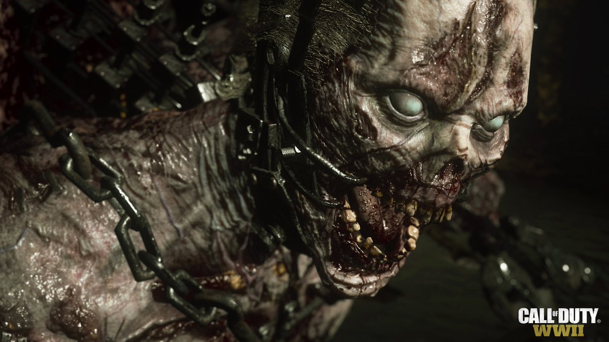 CallofDuty's tweet image. How many rounds have you survived in The Final Reich? #WWIIZombies #CODWWII