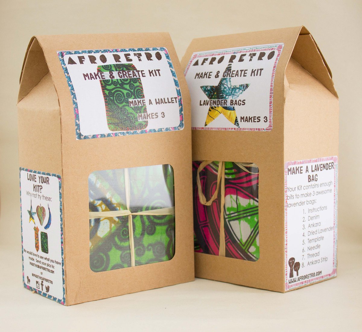 Our Make &amp; Create Kits are made from left over fabrics from our Fashion Line. We love making so much we wanted you to take a little bit of AfroRetro home with you to get crafty with. Come &amp; check out all our goodies at The London #Upcyclingshow this Sunday 11am-3pm <a href="/GroundworkLON/">Groundwork London</a>