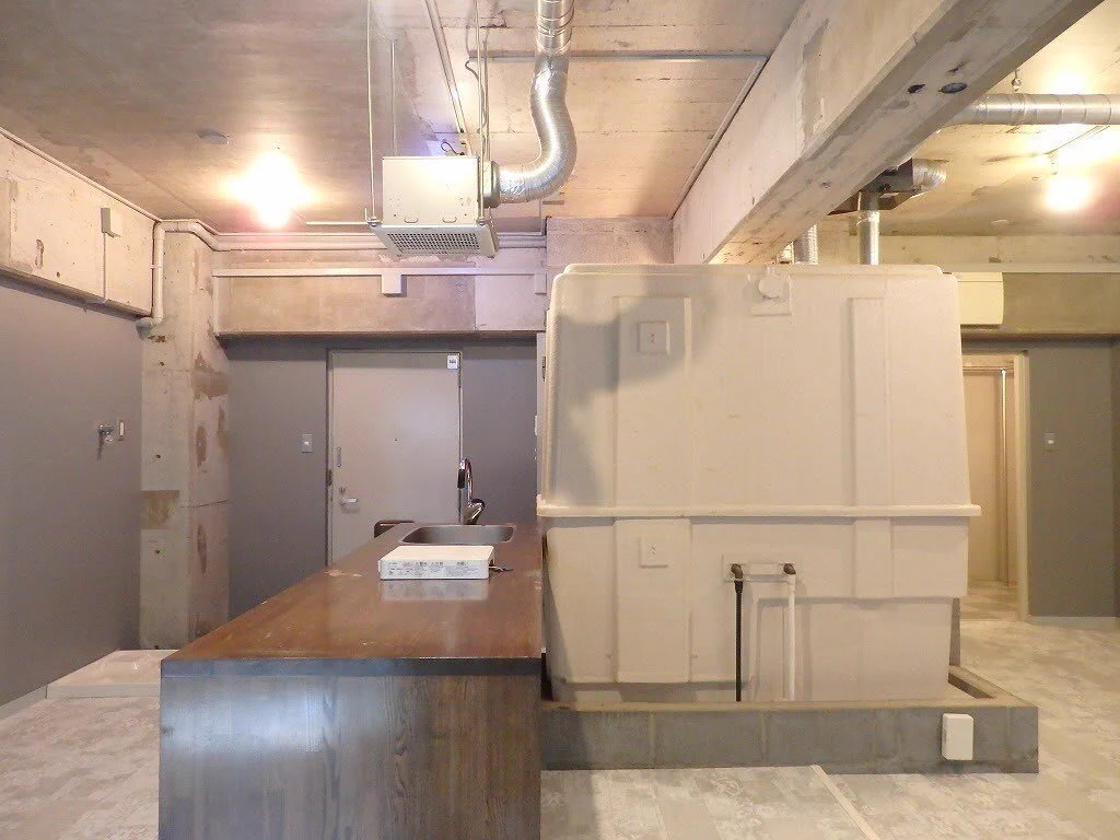 ユニットバスの存在感www地下室のようなクソ物件wwwしかしめちゃくちゃ広い…