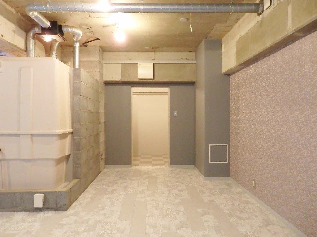 ユニットバスの存在感www地下室のようなクソ物件wwwしかしめちゃくちゃ広い…