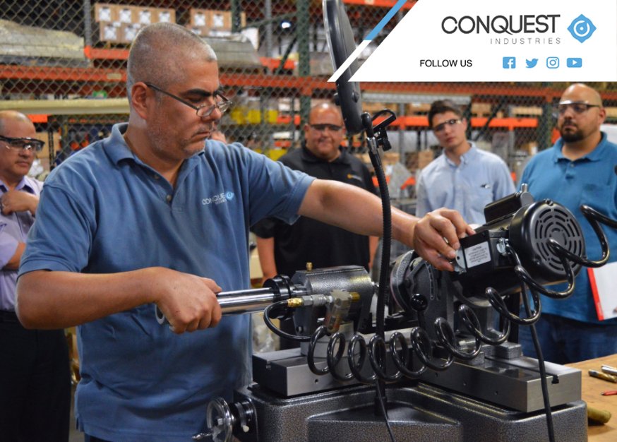 ConquestInd's tweet photo. #ProductAdvantages #Metalworking 
#CutterMaster Its optional pneumatic finger instantly and automatically switches between primary and secondary grind with the flip of a switch, saving time and ensuring repeatable accuracy. 
#ConquestInd https://t.co/uszi8P3KDP