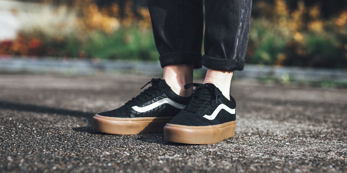 platform vans gum sole