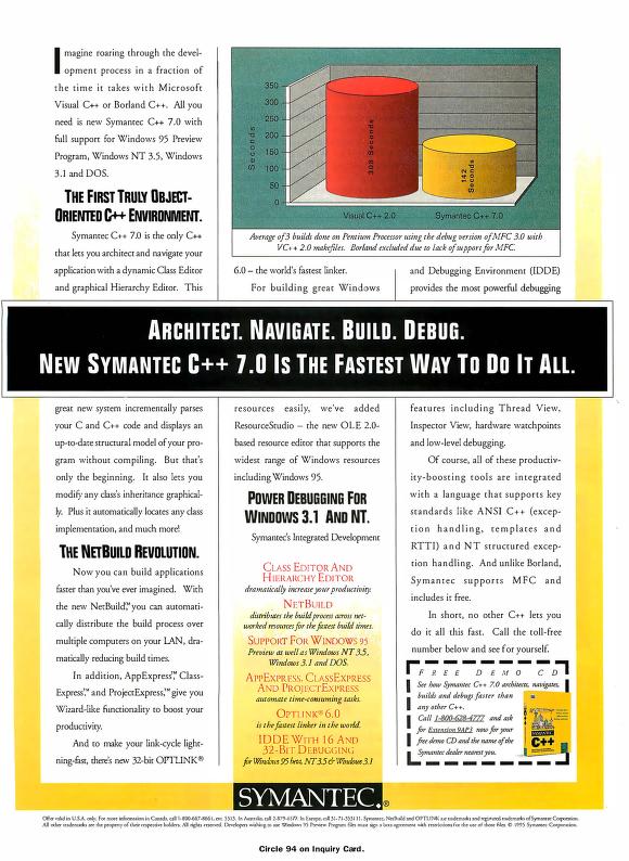 InformatViejuna's tweet photo. Hace 22 años, #Symantec C++ era uno de los compiladores de C++ para #PC más prestigiosos. Hoy en día sigue vivo bajo el nombre de #DigitalMars... https://t.co/bdZtIlyhtV https://t.co/Fh7fTRbTSE