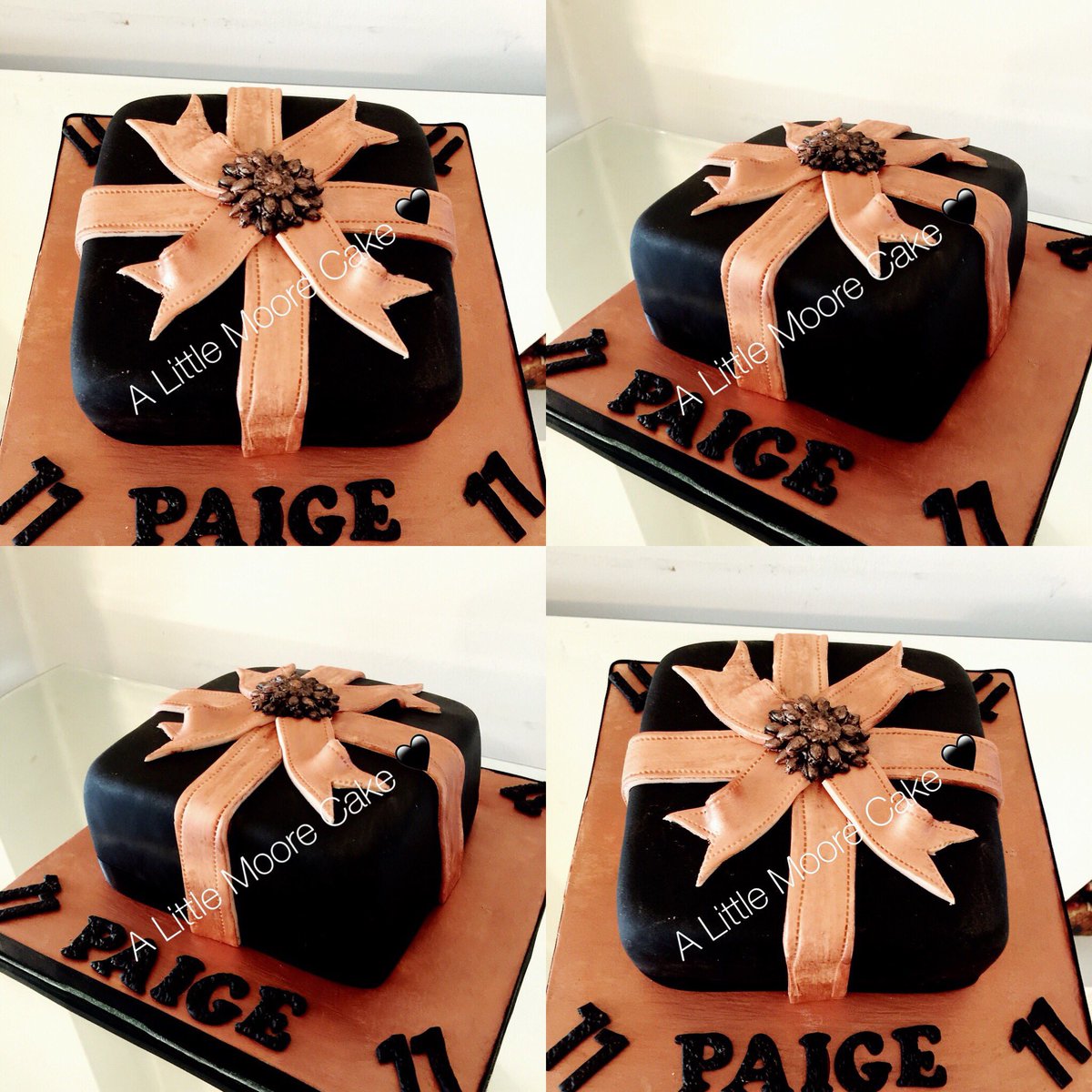 littlemoorecake's tweet photo. #cake #birthdaycake #presentcake #rosegold #gift #giftcake https://t.co/7Yi136NlZz