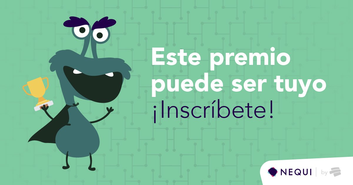 CEUniandes's tweet photo. 10 millones de pesos recibirá el equipo ganador de la #Nequithon  Conoce más en: https://t.co/6QBsiVZeAo @sikuaninet  @Nequi https://t.co/VG0PaUO8g8