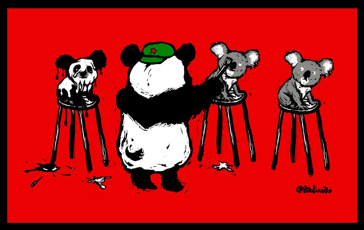 巴丢草 Badiucao on Twitter: "#badiucao Cartoon on How Chinese government is silencing Australian academic, @CliveCHamilton and his new book #SilentInvation Also New Street art in#HoseirLane, #Melbourme News background: https://t.co/Zrb702JlmS… https ...