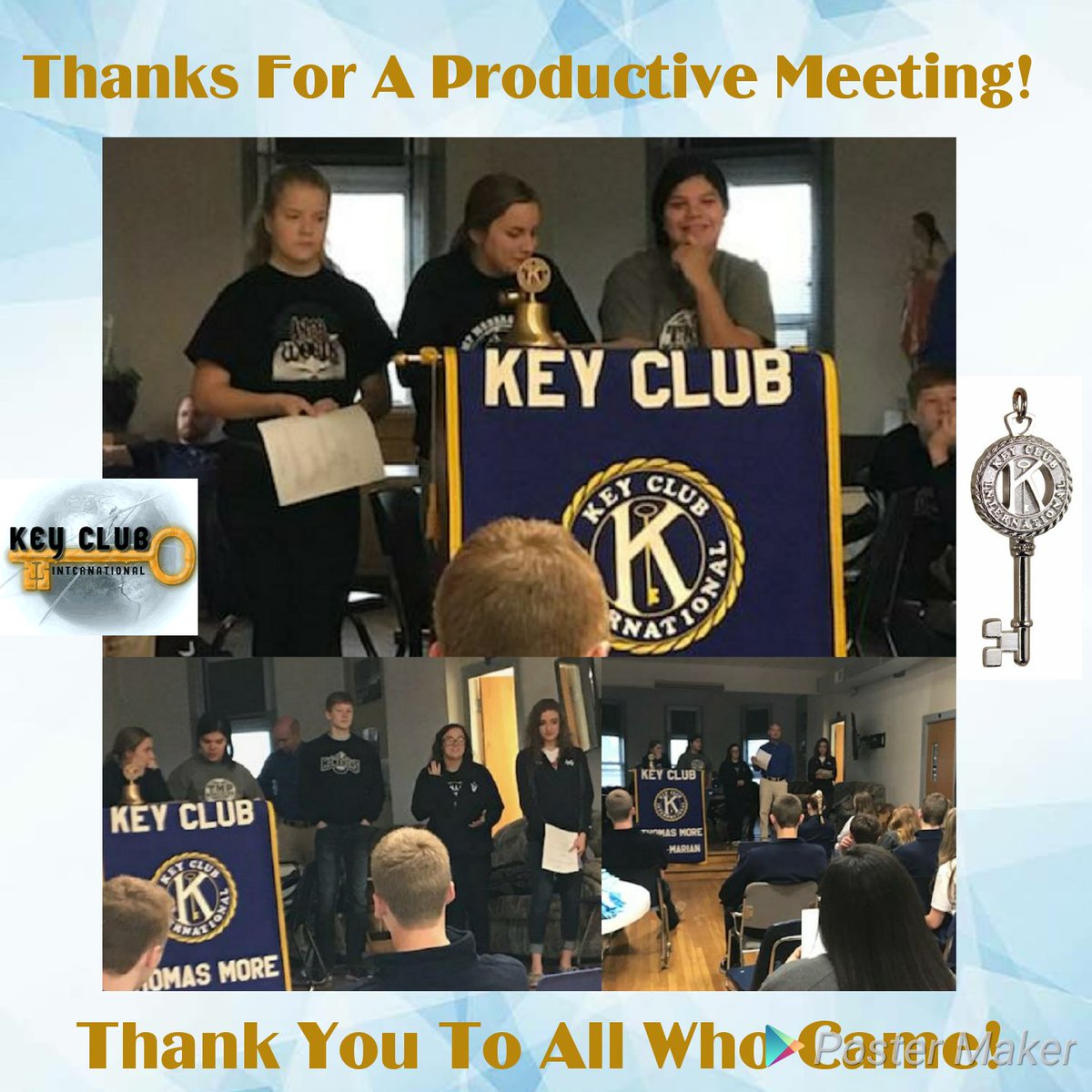KeyClubTMP's tweet image. Thanks For A Productive Meeting!🗝