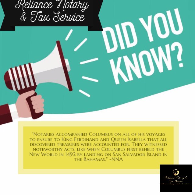 Reliance Notary & Tax Service Corp tweet media