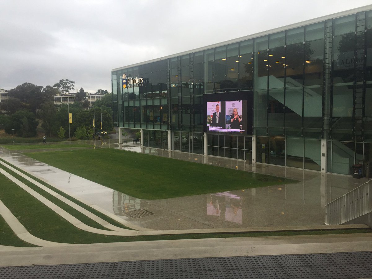 FlindersLib's tweet photo. Results are in #marriageequality #ViewsFromTheLibrary 🌈 https://t.co/89TdqHkfYd