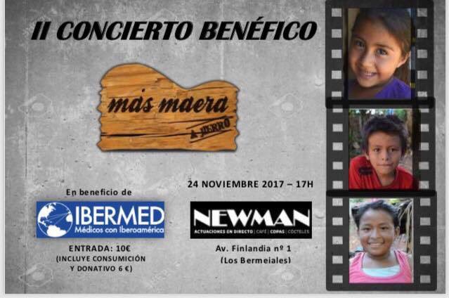 Ibermed1's tweet photo. ¿Aún no tienes tu entrada? Queda menos para el II Concierto benéfico en favor de #Ibermed que tenemos el próximo viernes 24 de noviembre en la Sala Newman, en Sevilla. ¡Un buen plan de viernes y por una buena causa! ¡¡Aquí te diremos cómo conseguirla!! https://t.co/ii03Xtt7x8