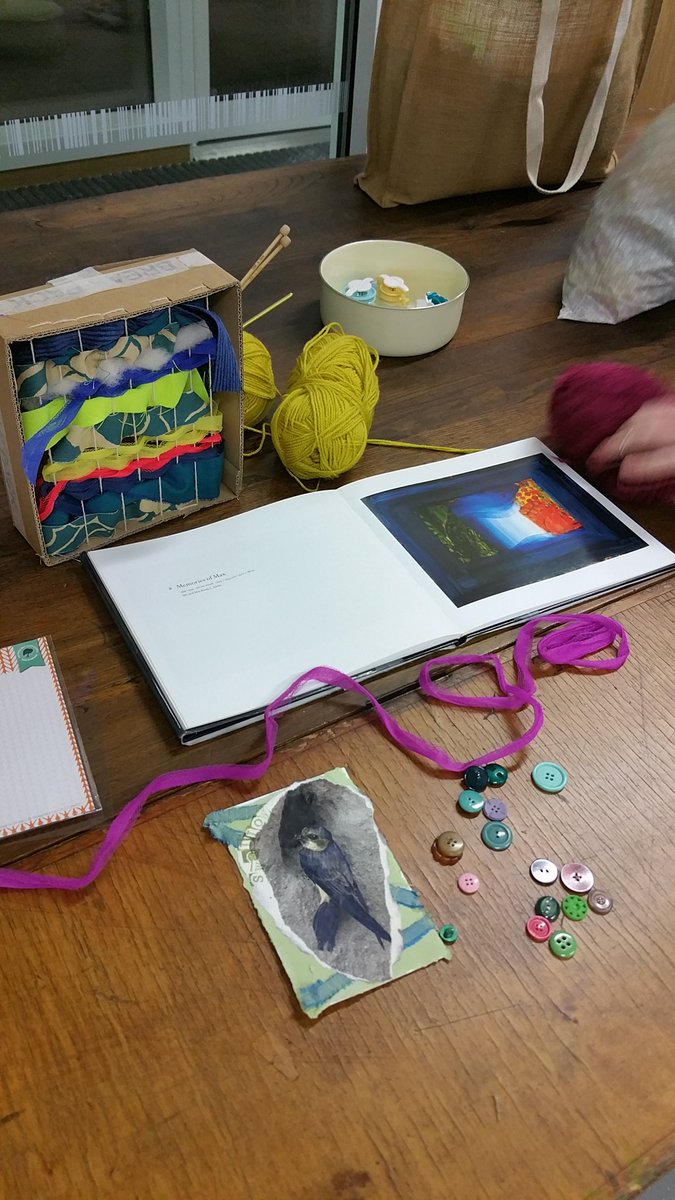 SharParsons's tweet photo. Fabulous day on #Elgar1: staff simulation training then our first #creativecompanions #volunteers  #arts &amp; #meaningfulconversations session https://t.co/6bJfj4bCTf