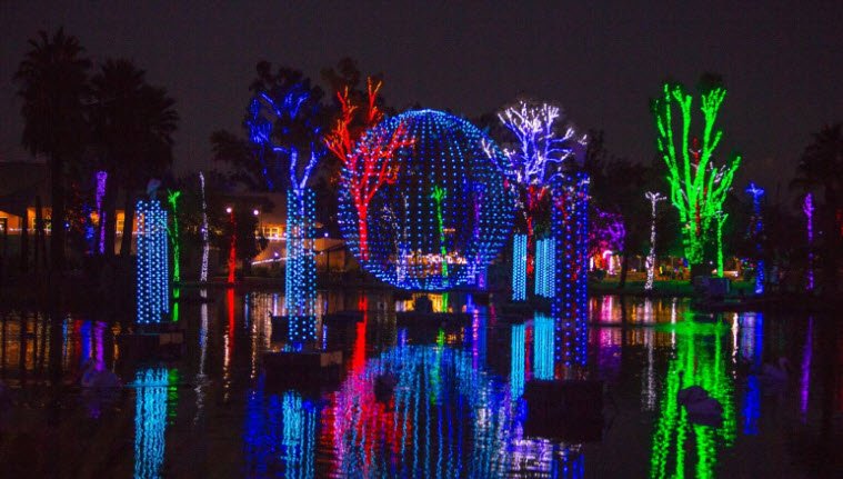azfamily's tweet photo. ZooLights returns to light up the holiday season at the Phoenix Zoo. See what's new this year! @PhoenixZoo https://t.co/WnkOWf7BAy https://t.co/K7UlIBSHJ3