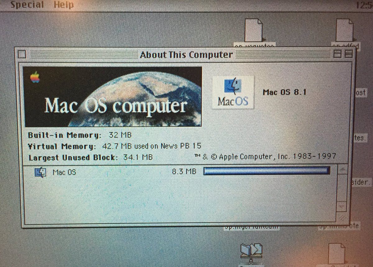 jpheasly's tweet image. When you need to check the HyperCard stack, you gotta fire up the PowerBook 1400CS. #MacOS8.1 #1GBHD