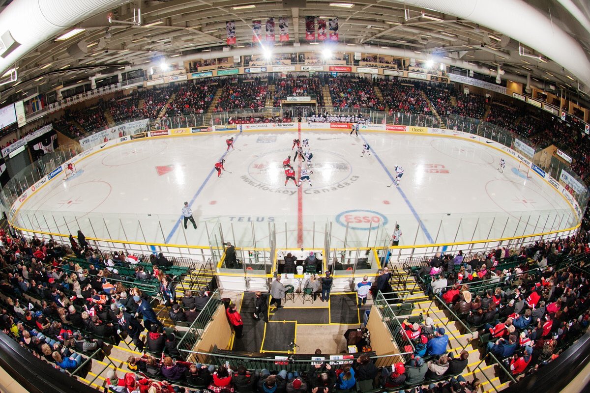 Cavallin37's tweet photo. I would like to thank @HockeyCanada @HC_WU17 as well as the coaches, staff, and volunteers who put on a great event in Dawson Creek and Fort St. John. It was a very memorable experience and I’m honoured to have been able to go. #CANRed https://t.co/CIIrXbieAh