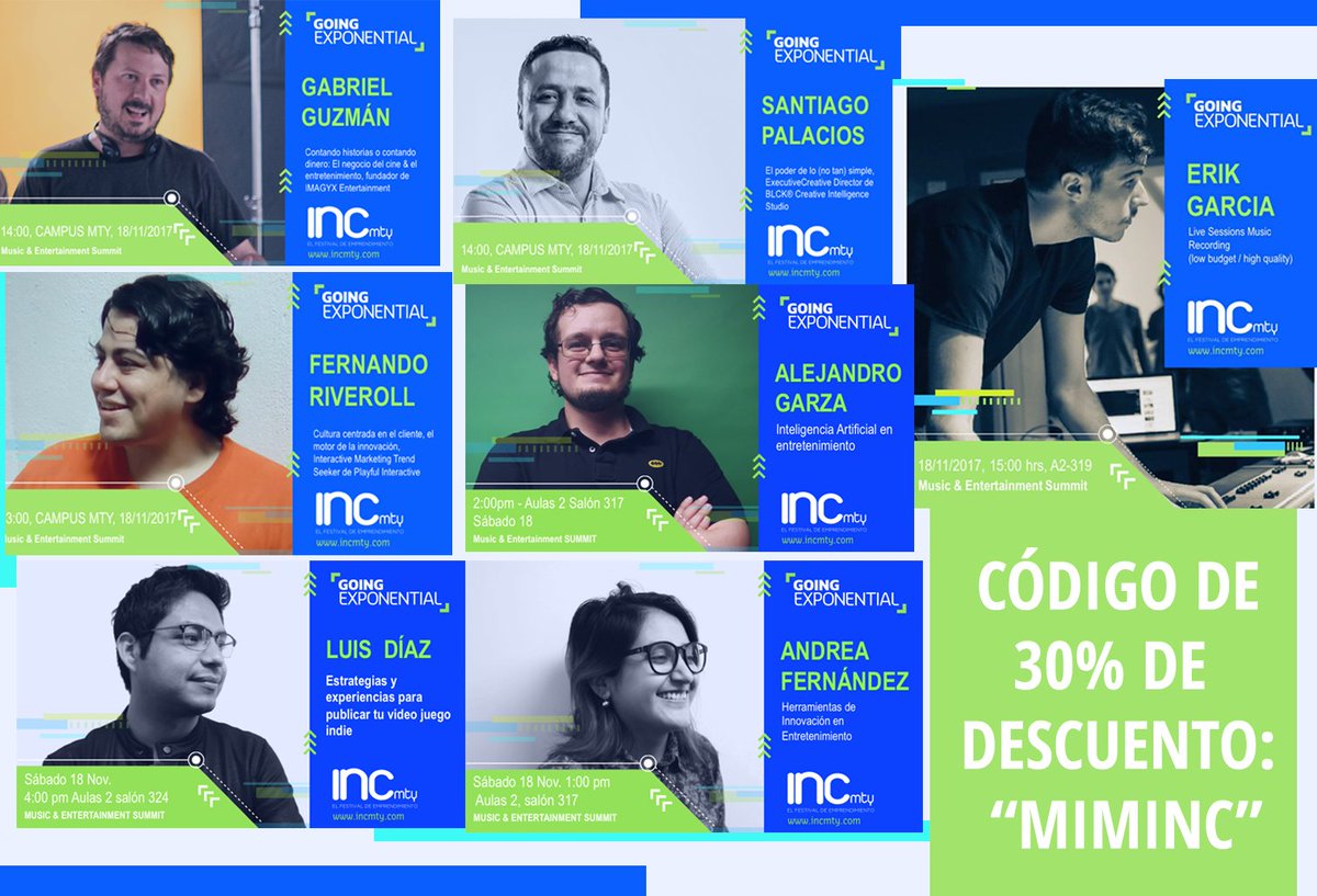 ¡Estaremos apoyando a nuestros socios <a href="/CopangaSocial/">Copanga</a>, <a href="/rendersolutions/">RENDER</a>, <a href="/gamesstartercom/">Games Starter</a> ,<a href="/playfulmx/">Playful Innovation</a>, <a href="/imagyx/">IMAGYX Entertainment</a> &amp; Tree House Creative Audio que participarán en <a href="/INCmty/">incMTY</a>!  #somosmimec