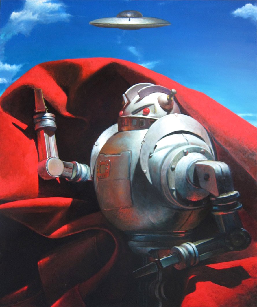 “Red Drape”, an oil painting by #StevenSkollar , one of the artists who will be featured this December in our Small Works exhibition.