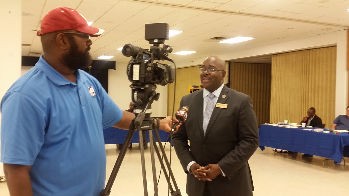 alena_nltcc's tweet photo. @NWLTC_Shreve Campus Dean Gerald Joshua being interviewed about NWLTC Open House.#nwltc @golctcs @JoshuaGjoshua23 https://t.co/EH9CdtD1m9