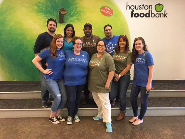 A big thank you to #Team_Enertia for participating in our local volunteer efforts.  I believe volunteering, where you can, goes a long way in having a well-balanced life. <a href="/EnertiaSoftware/">Enertia Software</a> <a href="/HoustonFoodBank/">Houston Food Bank</a>
