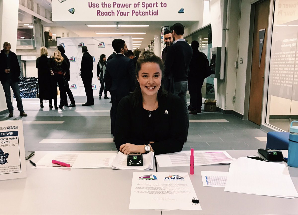 A warm welcome at <a href="/MLSEFGC/">MLSE Foundation GC</a>'s Speaker Series Event here at <a href="/MLSELaunchPad/">MLSE LaunchPad</a> #ChangeTheGame