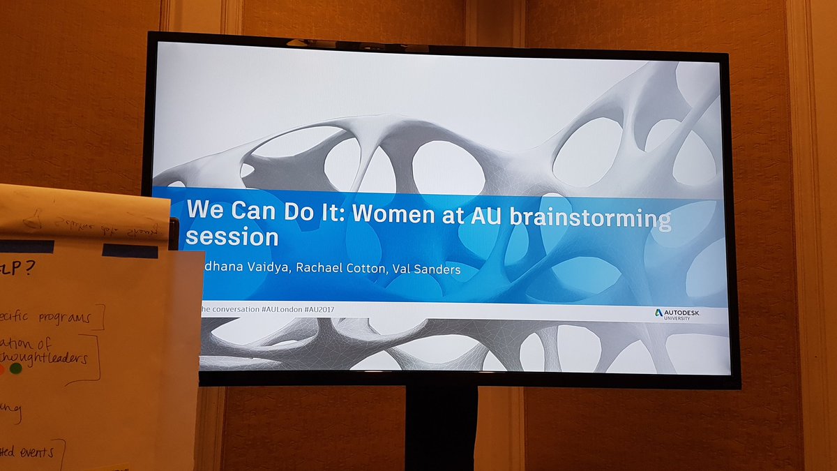 Listening and sharing the struggles of Autodesk female customers. Fascinating insights great initiative #AU2017 #AWIL