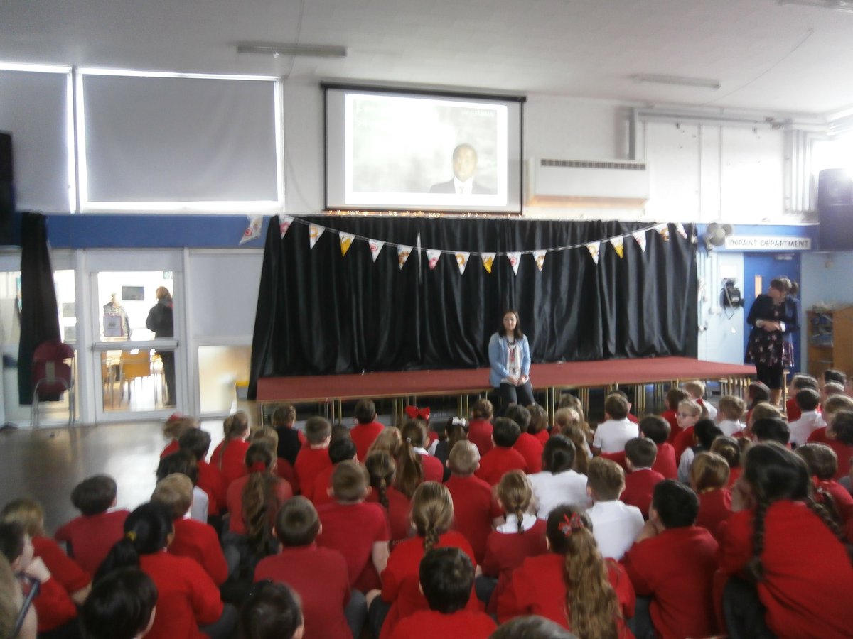 AshKnotty's tweet image. Thanks to @BBusters for talking to our KS1 and KS2 about bullying: how to prevent it by looking after each other and valuing our uniqueness #respectourdifferences