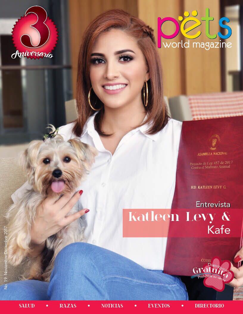 KatleenLevyG's tweet photo. No se pierdan la revista
@PetsWorldMag Edición de 3er Aniversario 🎈 pronto en tu veterinaria o pet shop favorita, a nivel nacional 👍🏽
En portada la diputada @katleenlevy y Kafe, quien impulsó las últimas reformas a la Ley Contra el Maltrato Animal 👏🏽 https://t.co/CJaBGqptV2