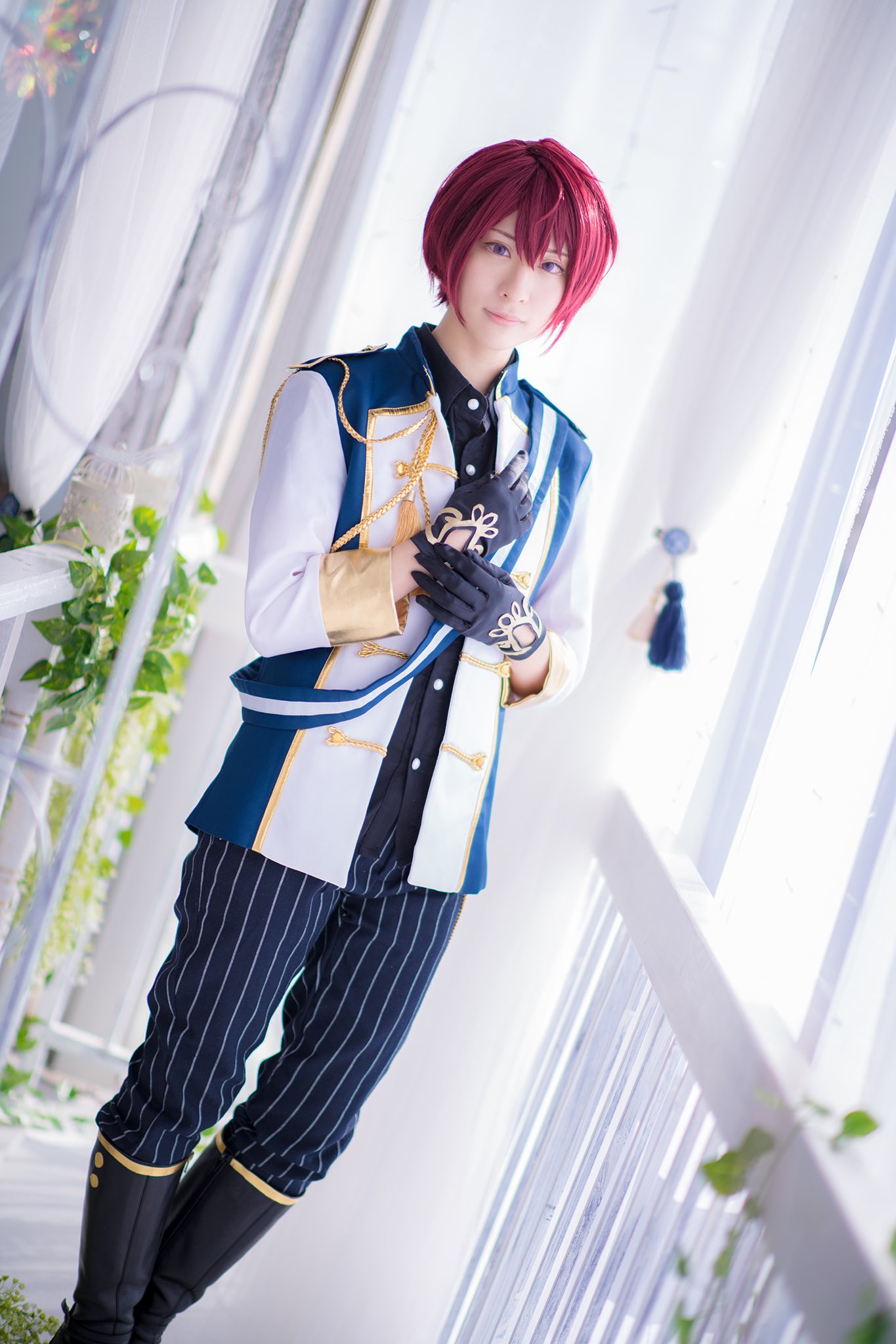 あんスタ 朱桜司 コスプレ ビブリオン 同梱不可】 あんスタ ビブリオン コスプレ 朱桜司 コスプレ衣装