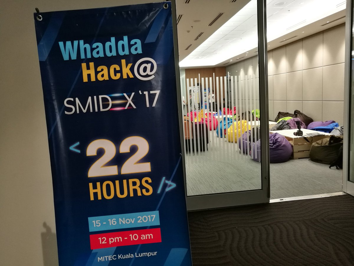 smecorp's tweet photo. Whaddahack@SMIDEX'17 will commence today for 22hrs.
@chah15 @TokPa_Comms @mohd__78 @afif1986 @MohamadRozlan
#smidex
#whaddahack
#mitec https://t.co/cE3OmQxqUq