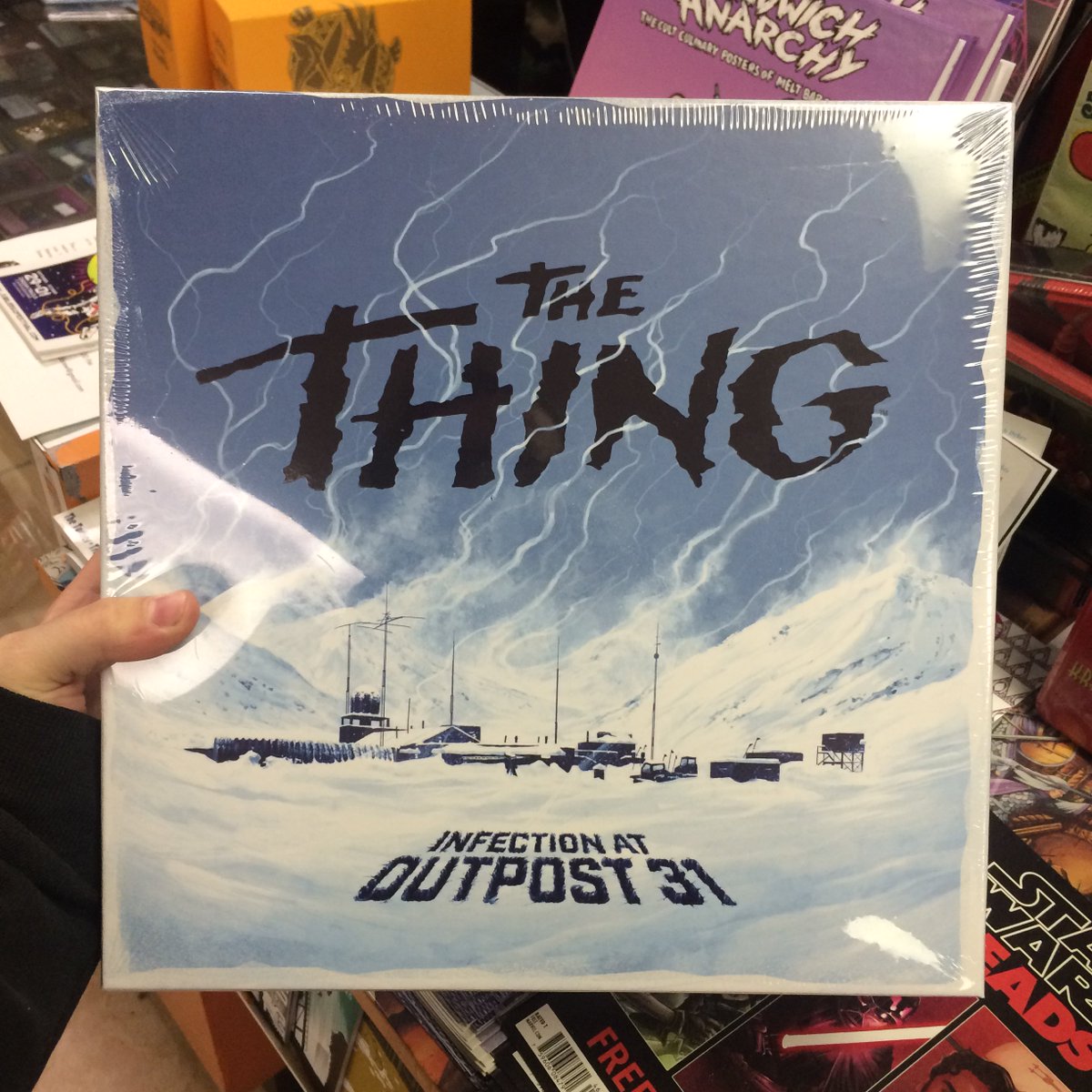 WeirdRealmsCLE's tweet photo. Just arrived! The new The Thing infection at outpost 31 tabletop game..looks amazing!

#boardgames #tabletop #gaming #weirdrealms #thething https://t.co/Sd0h8l8Yl4