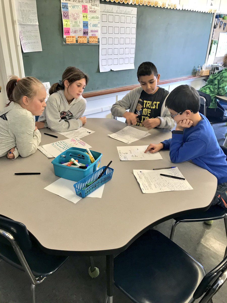 mrskimbuck's tweet image. We tried something new in math today!  Ss picked what they wanted to share from their work, rewrote it and practiced what they would share with their #mathgroup. #cgi #5thgrade