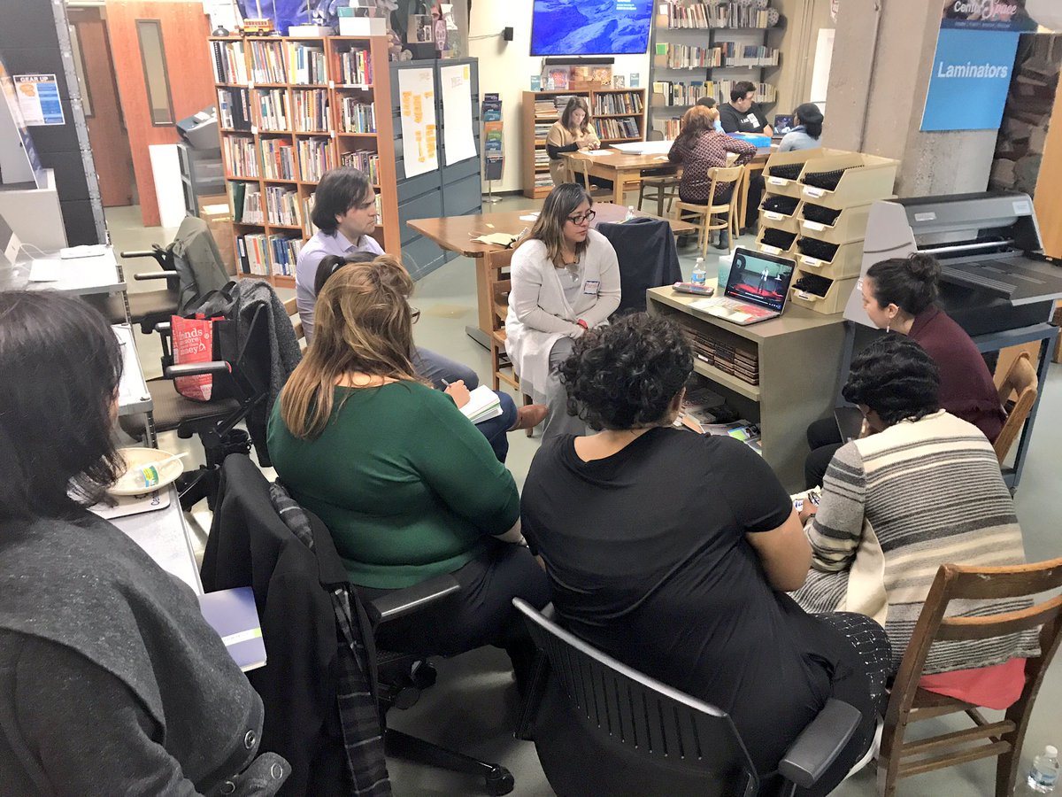 cmeghausman's tweet photo. Excited to have @WEMovement back at @CCAS_NEIU #CenterSpace to talk #artasactivism. #art #activism #servicelearning @metowe https://t.co/Un9X9n1bDo