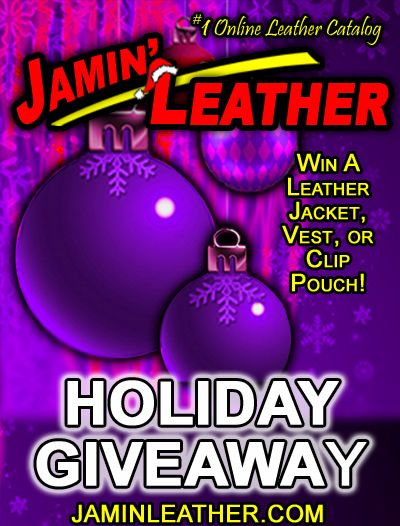 JaminLeather's tweet photo. Enter the #JaminLeather Holiday Giveaway for a chance to win a Leather Jacket, Vest or Clip Pouch! 10 Winners! Contest ends 12/17/17. https://t.co/vN841VRkRj #fullofwin #contests #giveaways #sweeps https://t.co/njIrgeyLFi