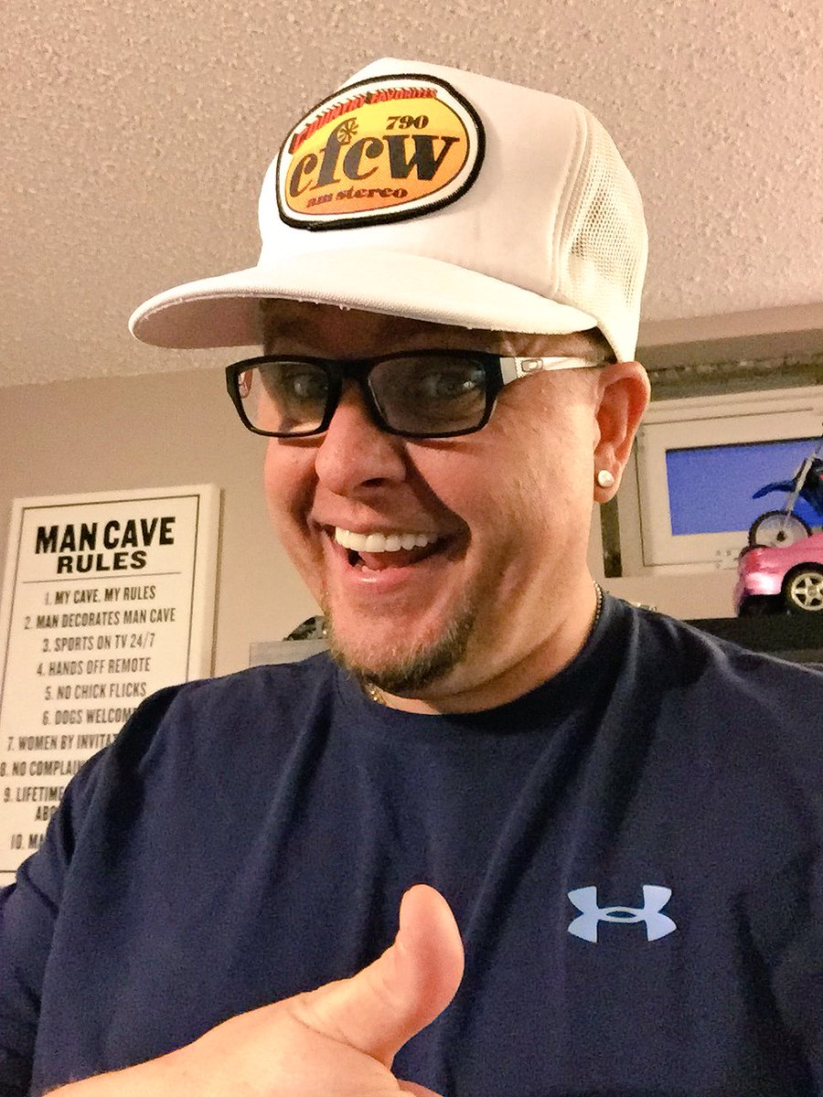 Burkeeboy's tweet photo. BIG thank you to my buddy Alex at Curiosity Inc for saving this 790 @840CFCW hat for me! #countryfavorites #amstereo #yeg https://t.co/EksOZuwzTW