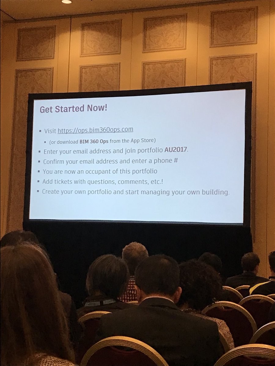 SkanskaVDC's tweet photo. Using BIM 360 Ops for FM management and ticket management #SkanskaAU #AU2017 https://t.co/BMdZfAf2RU