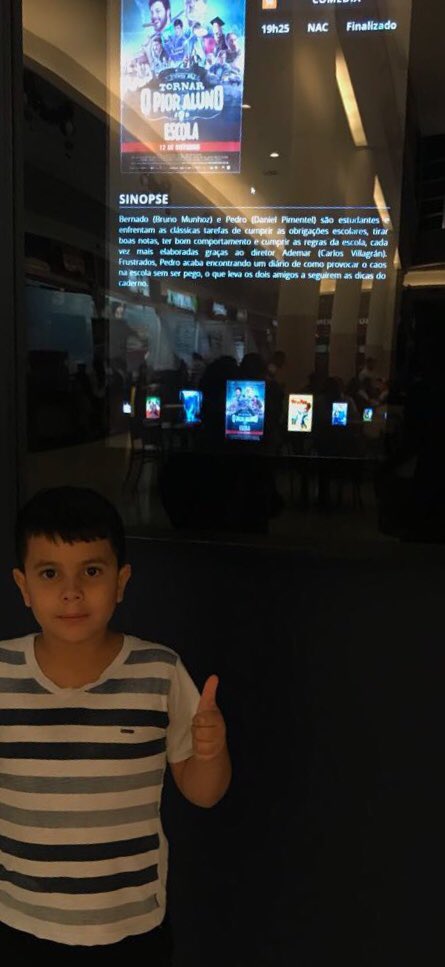 nii_pp's tweet photo. Levei meu irmão de 7 anos pra assistir #pioraluno hoje . Espero que ele não vire um CABAÇO ! https://t.co/YpXaxuLGdi