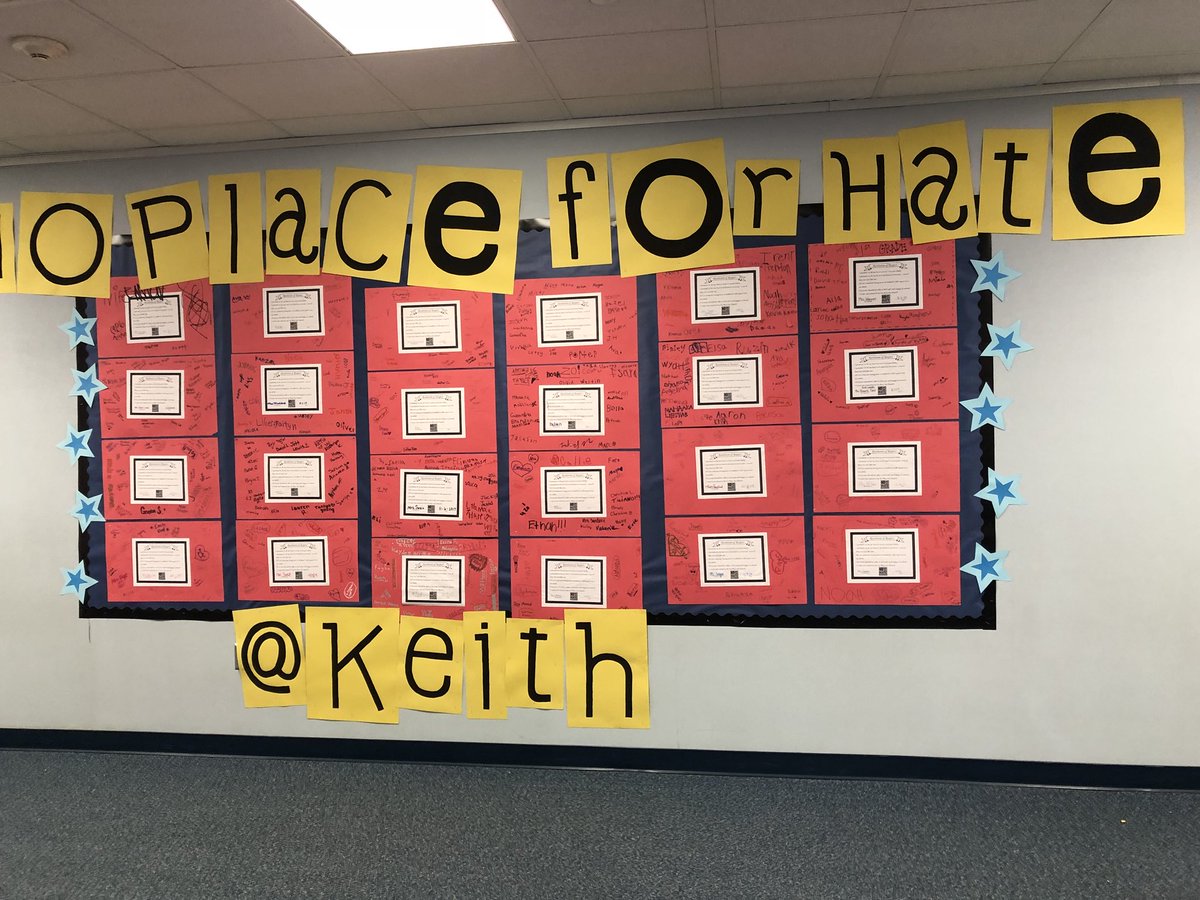 NickiCCarroll's tweet photo. @CFISDKeith is No Place for Hate! #bekeith @SuptMarkHenry @CFISDNPFH @CyFairISD https://t.co/p489fsNs8q