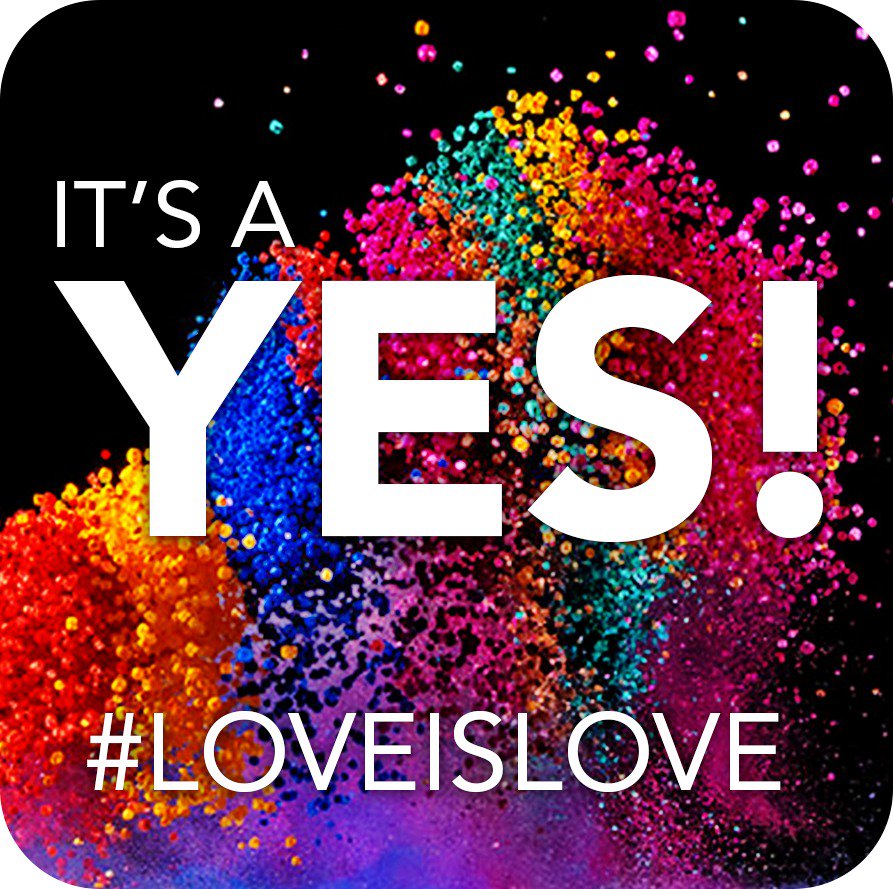 OperaQueensland's tweet photo. Opera Queensland is thrilled Australians have overwhelmingly voted for marriage equality to ensure every Australian has the right to marry the partner of their choice. Love is love! โค๐๐๐๐ #OperaQ #loveislove #equality #yes https://t.co/12lLNN3V2i