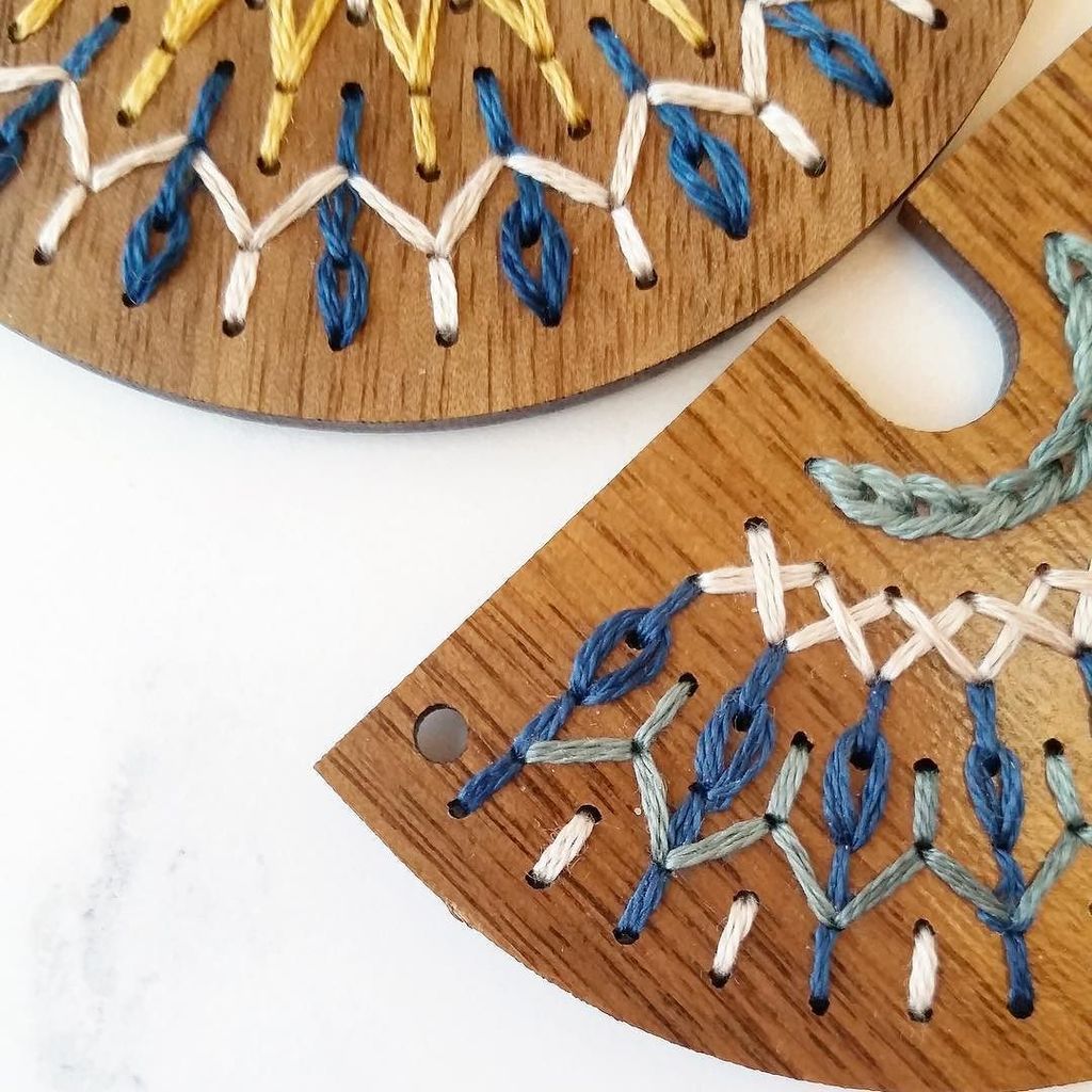 You know that cross stitch is my jam, but with this new necklace collection I have expanded my stitch repertoire. … ift.tt/2AK1uG8
