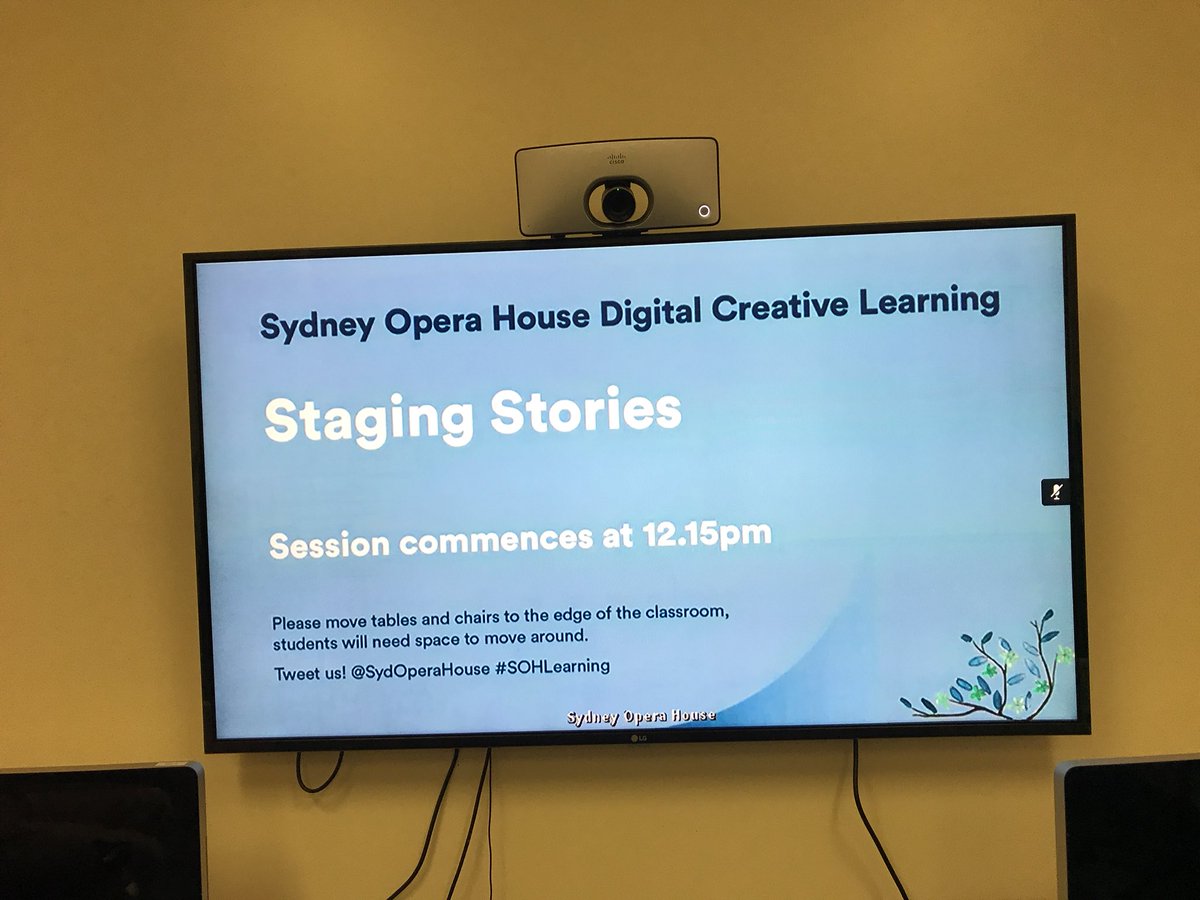 maisiegirl20's tweet photo. About to start Staging Stories - Digital workshop w/@SydOperaHouse creative learning. @mrsvsquared #SOHLearning https://t.co/nvwPNIPr0a