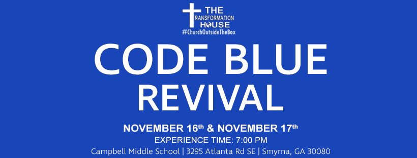 Transform_House's tweet photo. #CODEBLUERevival #ChurchOutsideTheBox https://t.co/5AxLLGkikJ