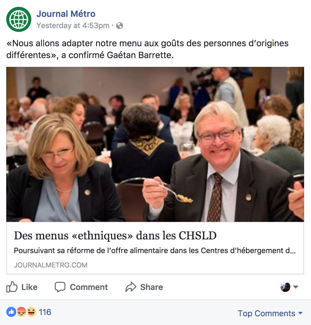 PabloJinko's tweet photo. Le #CommentaireDuJour est présenté par... Luc Bazinet
#Polqc #BouffeEthnique https://t.co/nWuHJFD08d