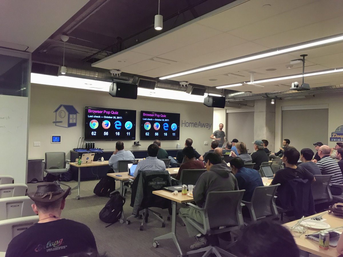 HomeawayUIE's tweet image. #TeamHomeAway is in good company here at #HomeAway with @EdgeATX &amp;amp; @okta in the house!