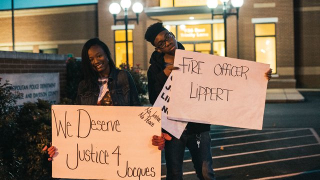 NashvilleScene's tweet photo. Nine months later, the fatal shooting of Jocques Clemmons is still fueling the movement for police accountability in Nashville. https://t.co/c48W6DRF39 https://t.co/qUygCRfisj