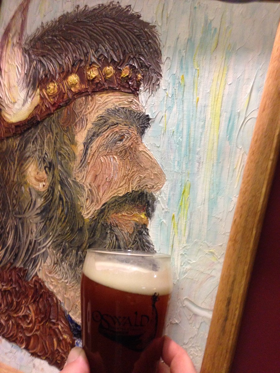 Blood Eagle - Smoked Amber IPA on tap tomorrow! Horns Up Minnesota!