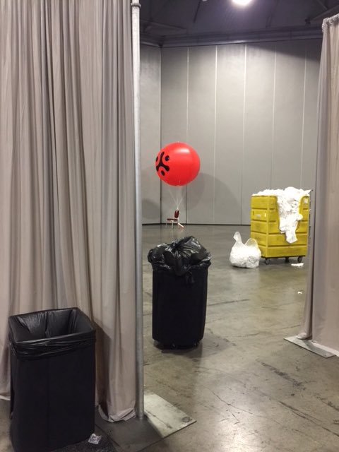 karlgarske's tweet photo. This is what happens when you get cute with balloons at #au2017 #autodesku2017 @flux_io https://t.co/HDt0dztWJa