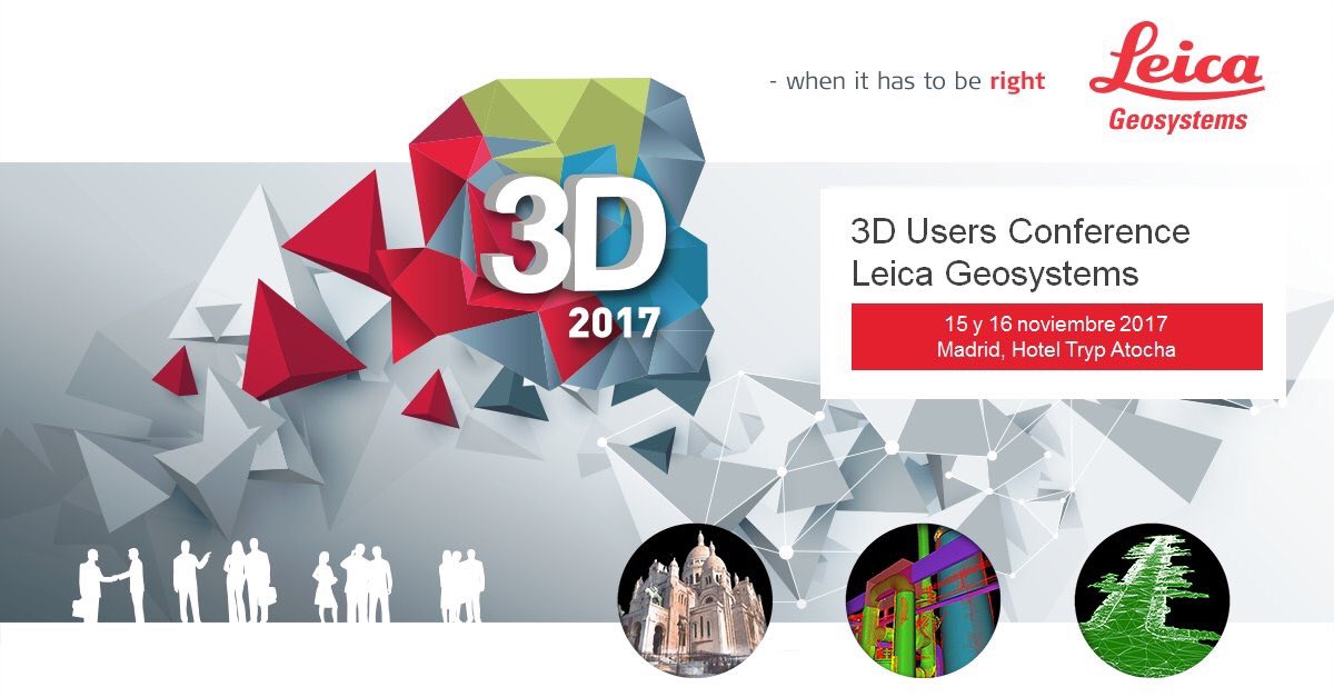 #Today We started #your #usersconference #Madrid #3DReshaper #Register360 #Cyclone #3D2017 @LeicaGeosystems #thanks