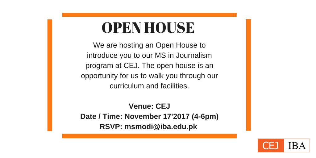 CEJatIBA's tweet photo. We hope to see you at #CEJ on Friday | #MSJprogram | #MSJ https://t.co/k5pBaQcj7p