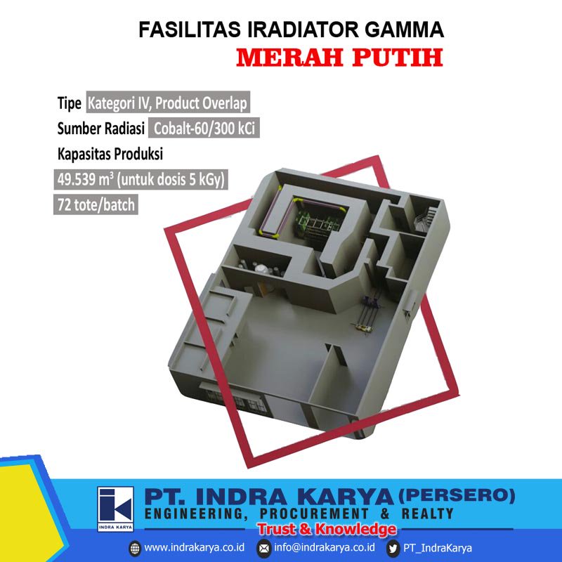 agrinas_palma's tweet photo. Iradiator Gamma (Nuklir) Merah Putih, Pertama di Indonesia di desain oleh PT. Indra Karya dengan TKDN 84%. Diresmikan @wapres_ri ,15 September 2017
#BUMNHadirUntukNegeri
#WeDoDesign
#infoIKA https://t.co/xDBHYNMKPV